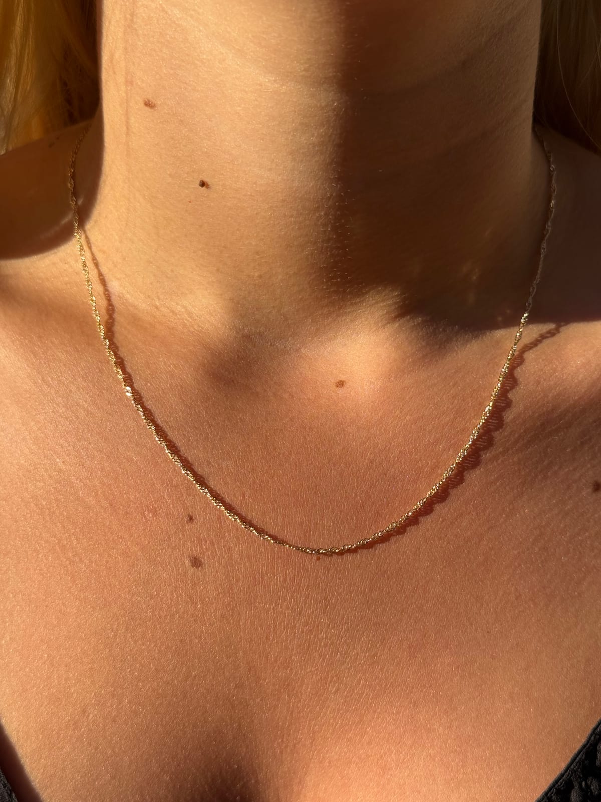 Cadena Iris Laminada oro 18k
